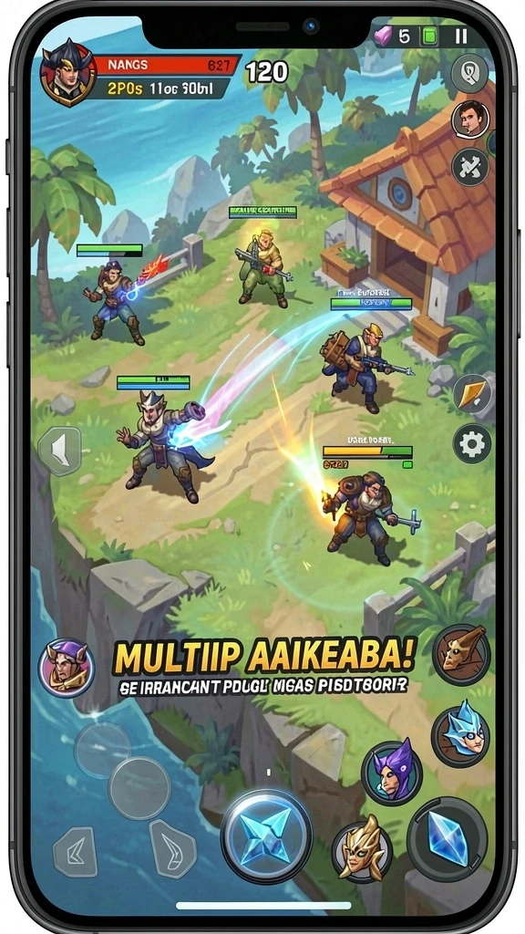 Karakter-karakter menarik dengan desain yang unik.