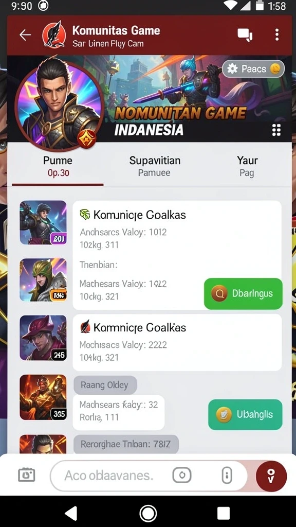 Tampilan awal permainan 365ZK dengan opsi pemilihan karakter.
