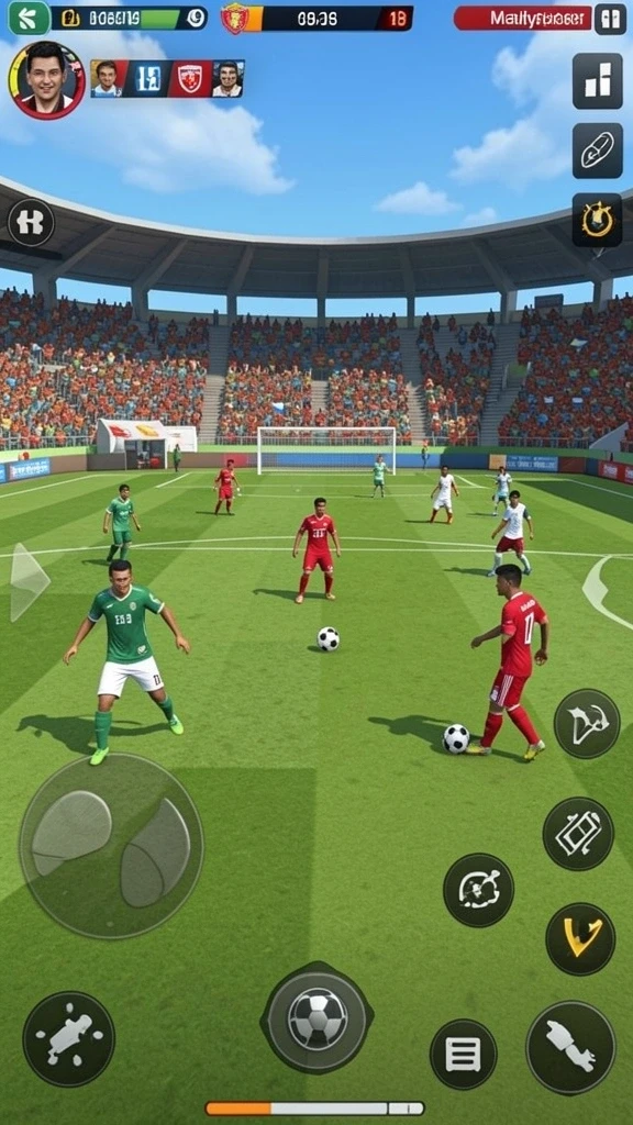 Tampilan awal permainan yang menarik dan interaktif.
