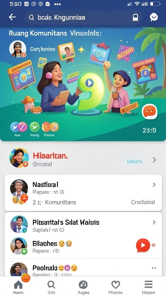 Antarmuka menarik dengan navigasi yang mudah.