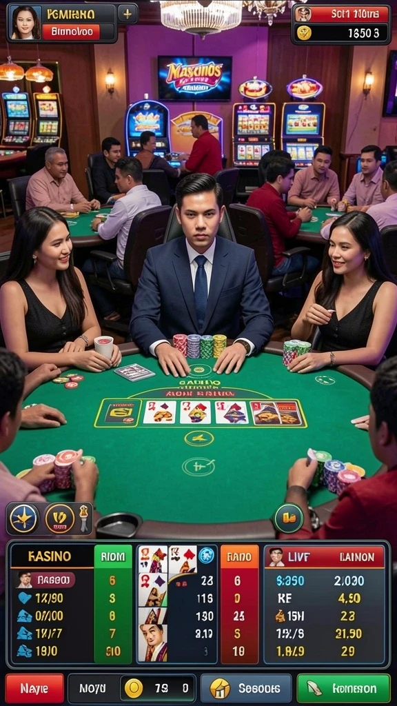 Screenshot menunjukkan interaksi sosial antar pemain dalam 88MAIN.