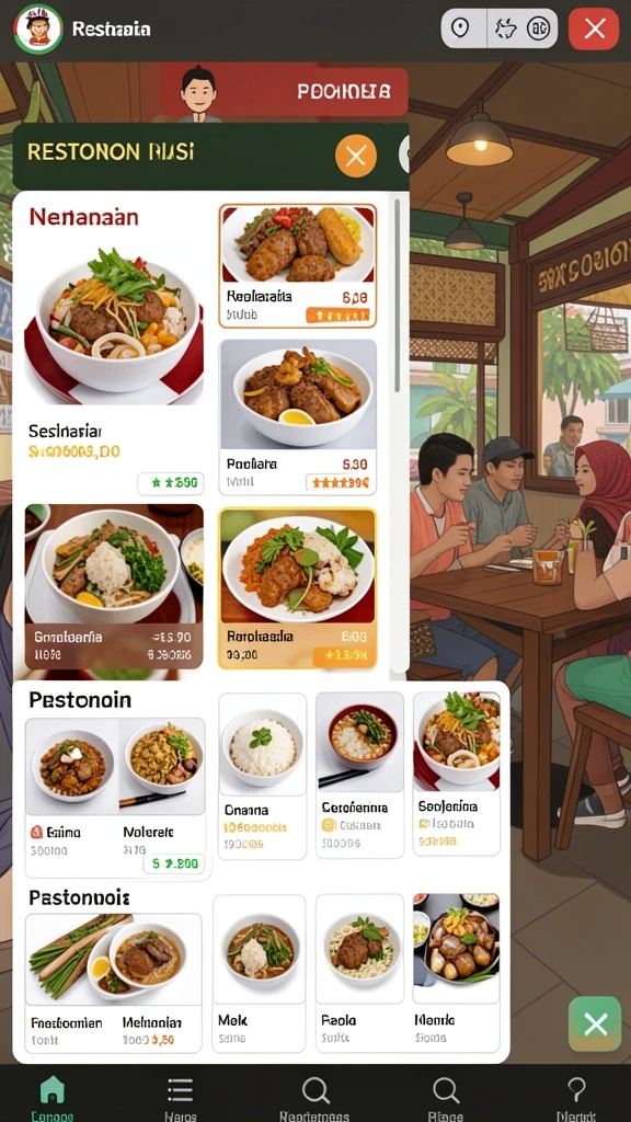 Tampilan antarmuka yang menarik dan mudah digunakan.