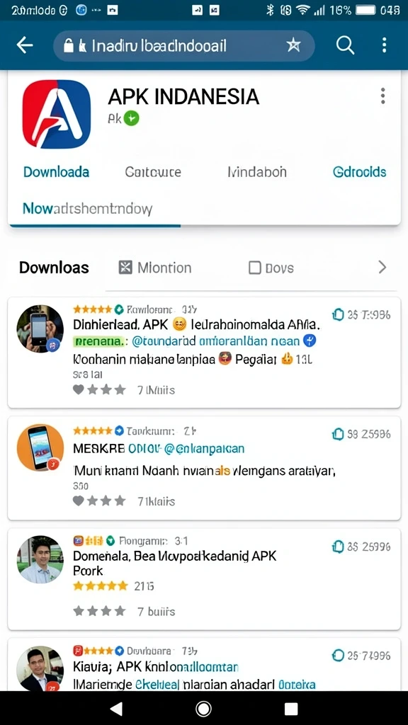 Tampilan antarmuka aplikasi yang menarik.