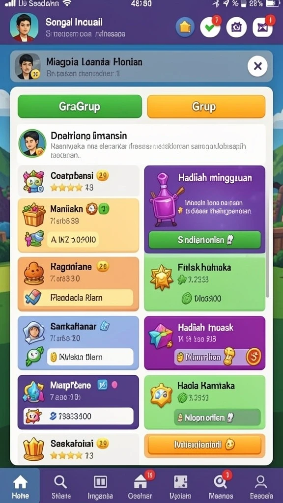 Menu navigasi yang mudah digunakan dan intuitif.