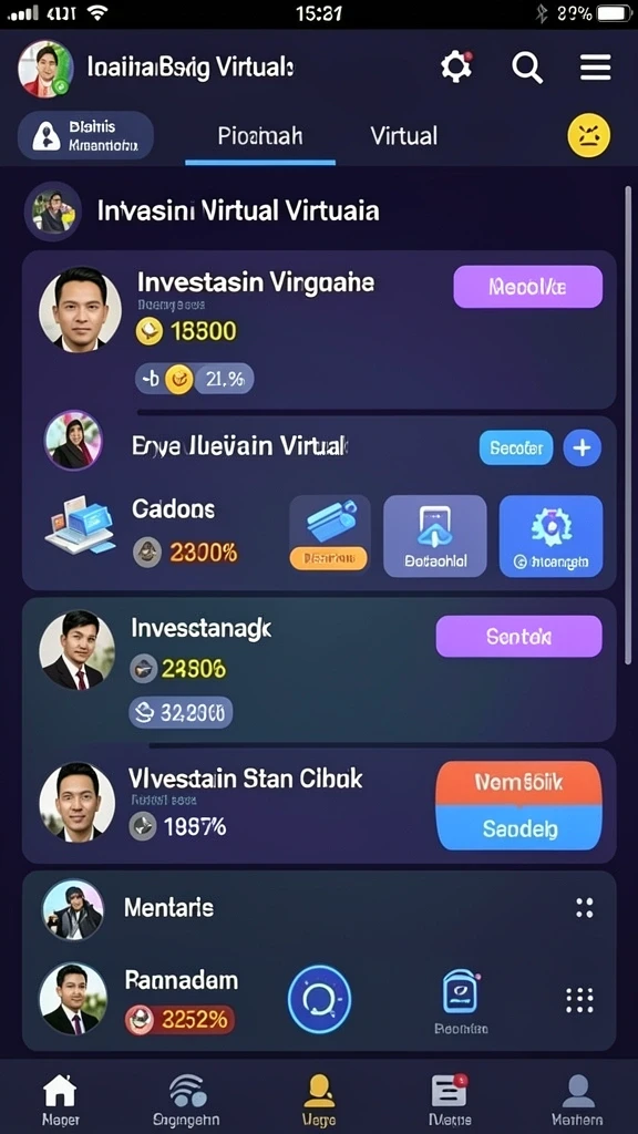 Karakter Batman beraksi melawan musuh jahat.