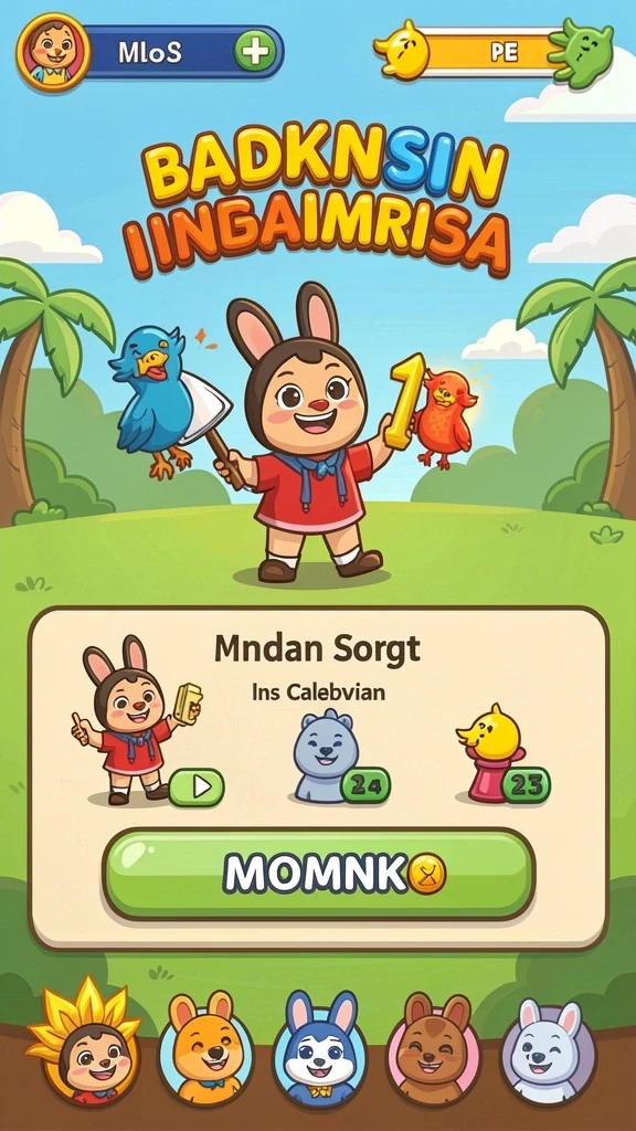 Screenshot menunjukkan tampilan level baru yang menantang.