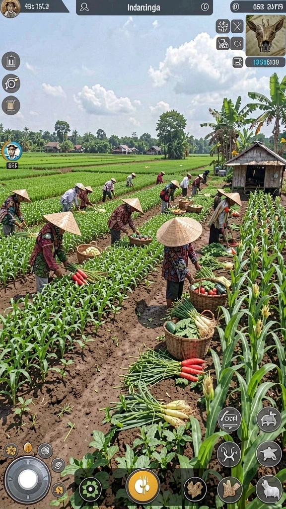 Berbagai karakter unik siap untuk dimainkan.