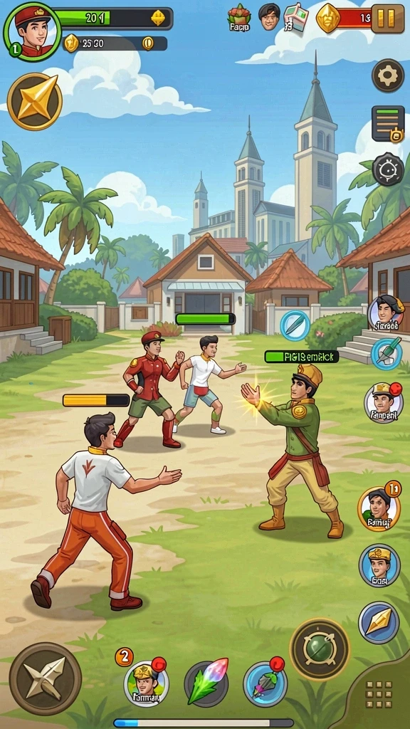 Tampilan antarmuka pengguna yang modern dan menarik.