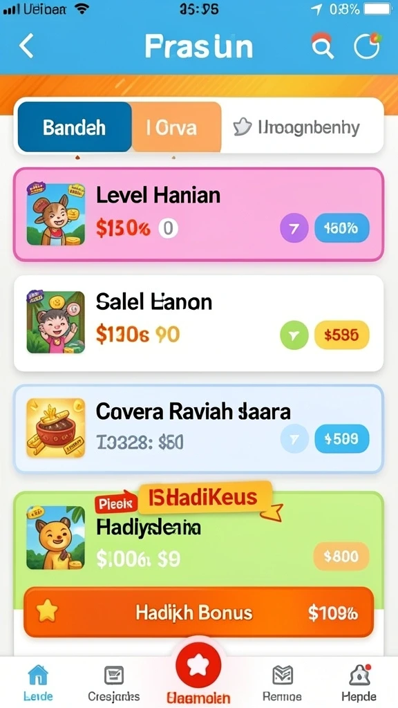 Fitur interaksi sosial yang membuat permainan lebih seru.