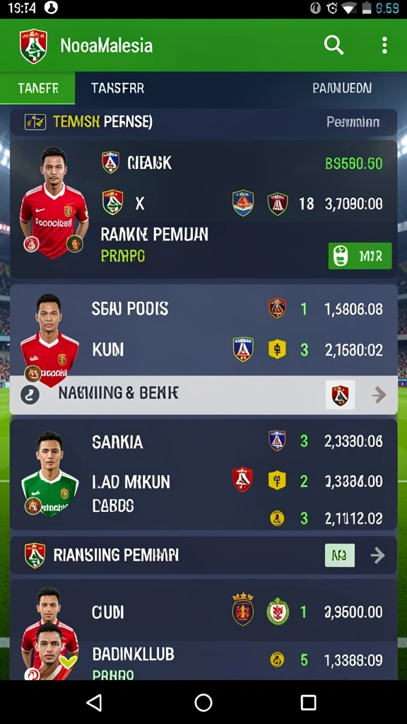 Tampilan antarmuka yang ramah pengguna dan mudah dinavigasi.