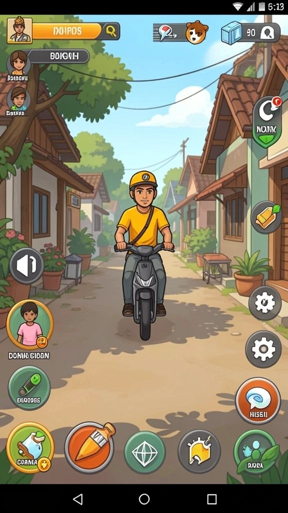 Gameplay yang seru dan interaktif.