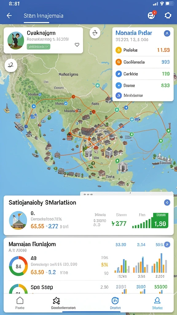 Screenshot menampilkan level pertama KKRP yang mudah dan seru.