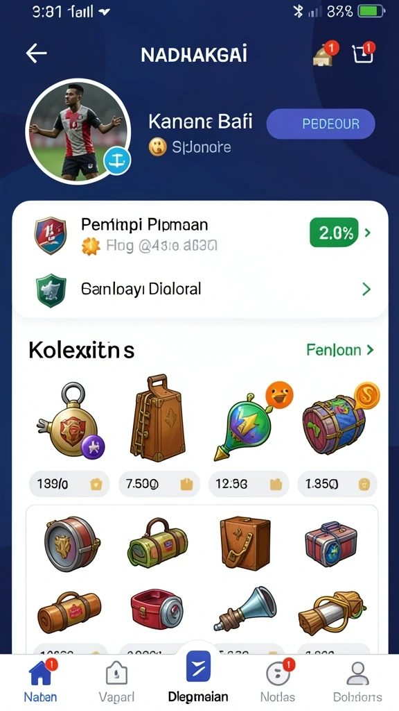 Screenshot menampilkan interaksi antar pemain dalam game.