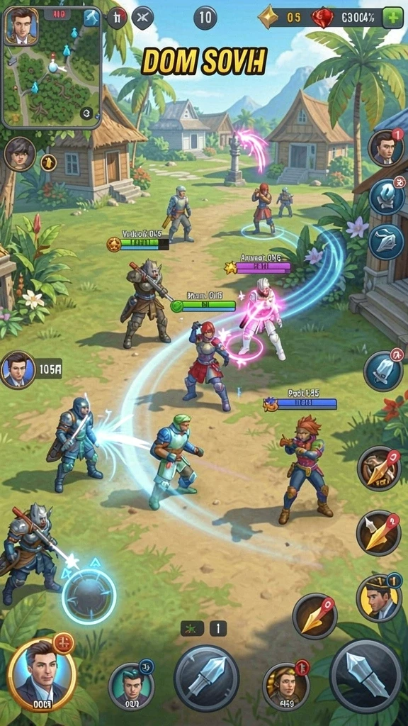 Screenshot menampilkan mode permainan multiplayer yang seru.