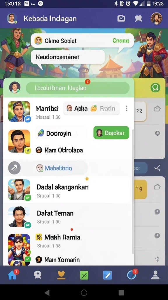 Berbagai tema ubin yang membuat permainan lebih menarik.