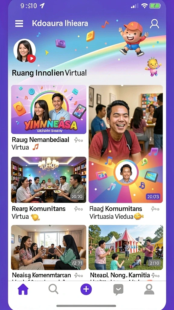 Antarmuka pengguna yang intuitif dan menarik.
