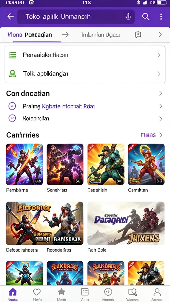 Fitur gameplay yang seru dengan berbagai tantangan.
