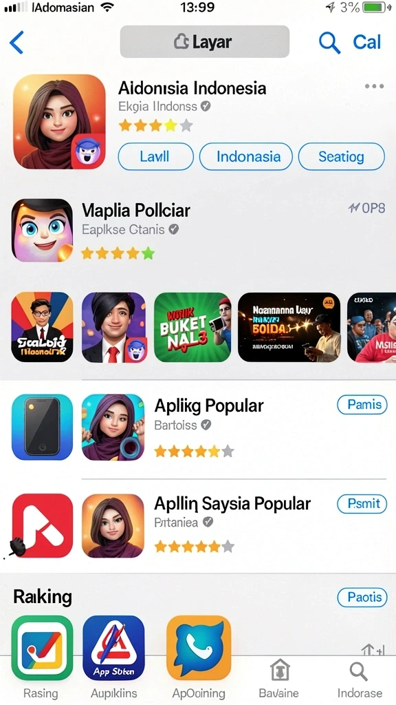 Tampilan menu utama NANASTOTO yang interaktif.