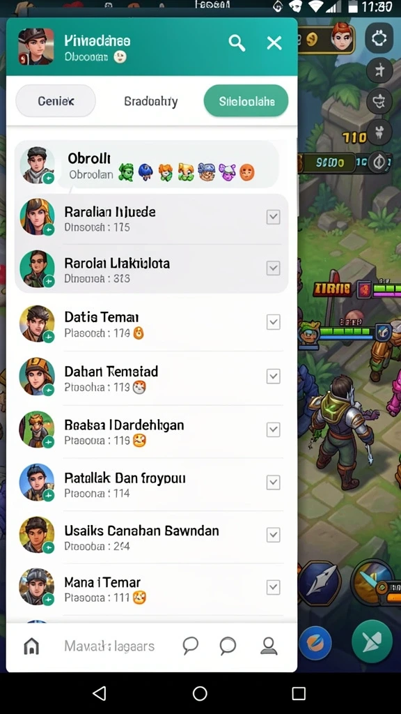 Tantangan menarik yang harus dihadapi pemain.