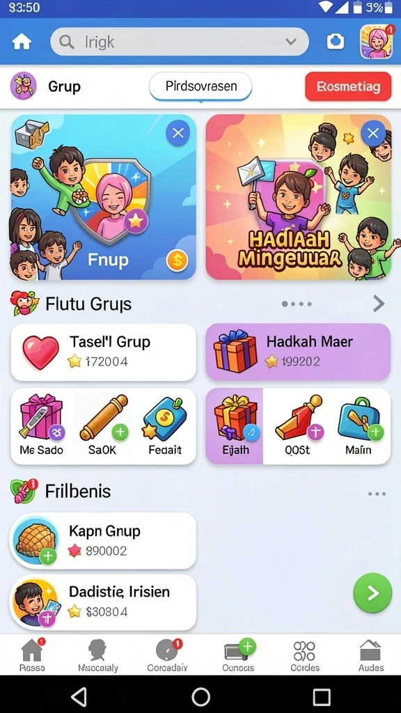 Tampilan antarmuka yang menarik dan mudah dinavigasi.