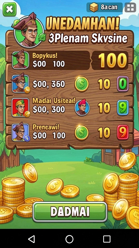 Salah satu level menantang dalam QQ222.