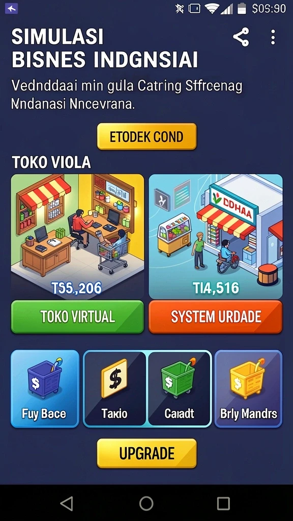 Karakter dengan desain unik dan menarik.