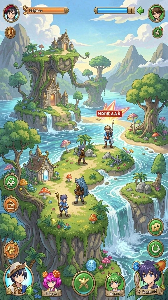 Fitur multiplayer memungkinkan bermain bersama teman.
