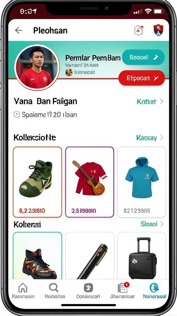 Antarmuka pengguna yang menarik dan intuitif.