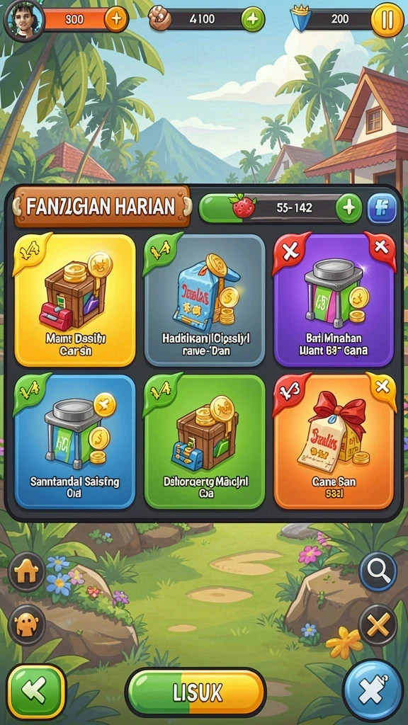 Mode permainan yang beragam untuk semua pemain.