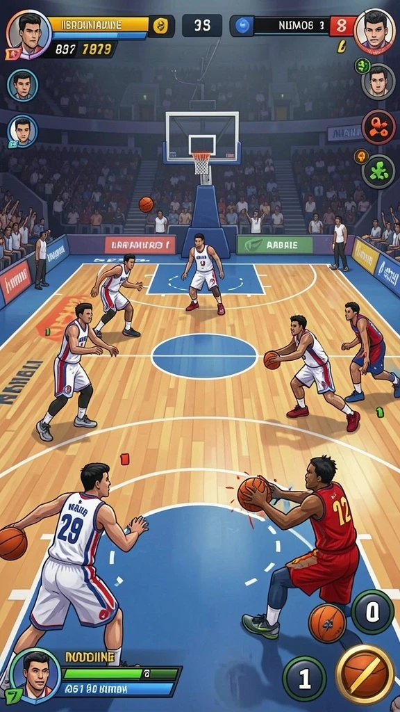 Gambaran indah dunia fantasi RPGAME yang bisa dieksplorasi.