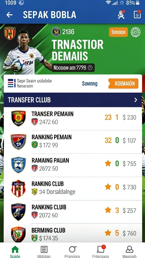 Tampilan awal game yang menarik dan interaktif.