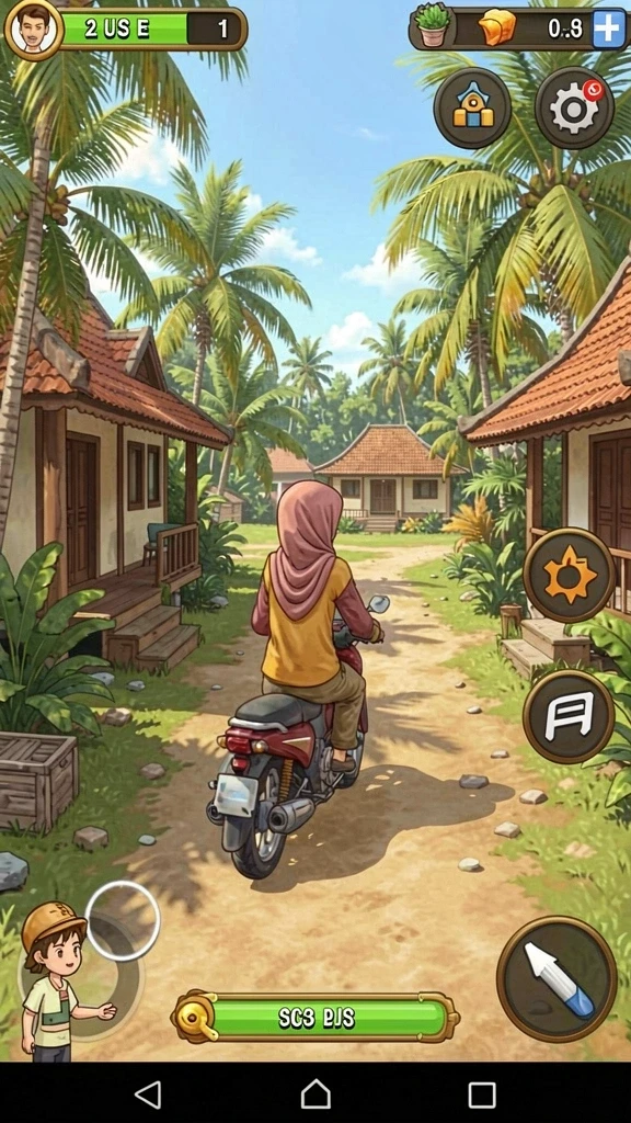Fitur interaksi komunitas yang mendukung antar pemain.