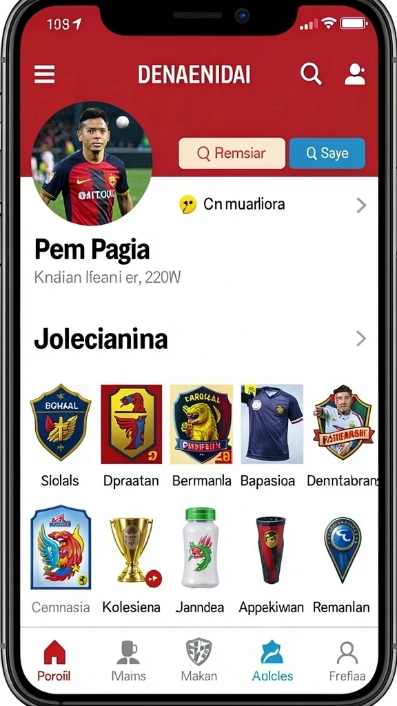 Tampilan antarmuka aplikasi yang menarik dan mudah digunakan.