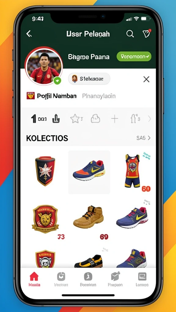 Screenshot menunjukkan tampilan antarmuka permainan yang menarik.