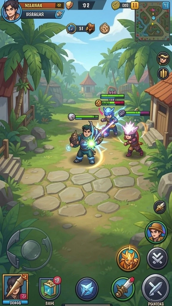 Tangkapan layar interaksi komunitas dalam game.