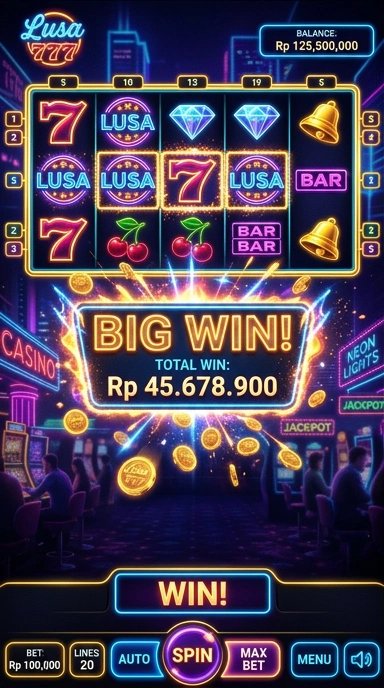 lusa777 — menu pengaturan